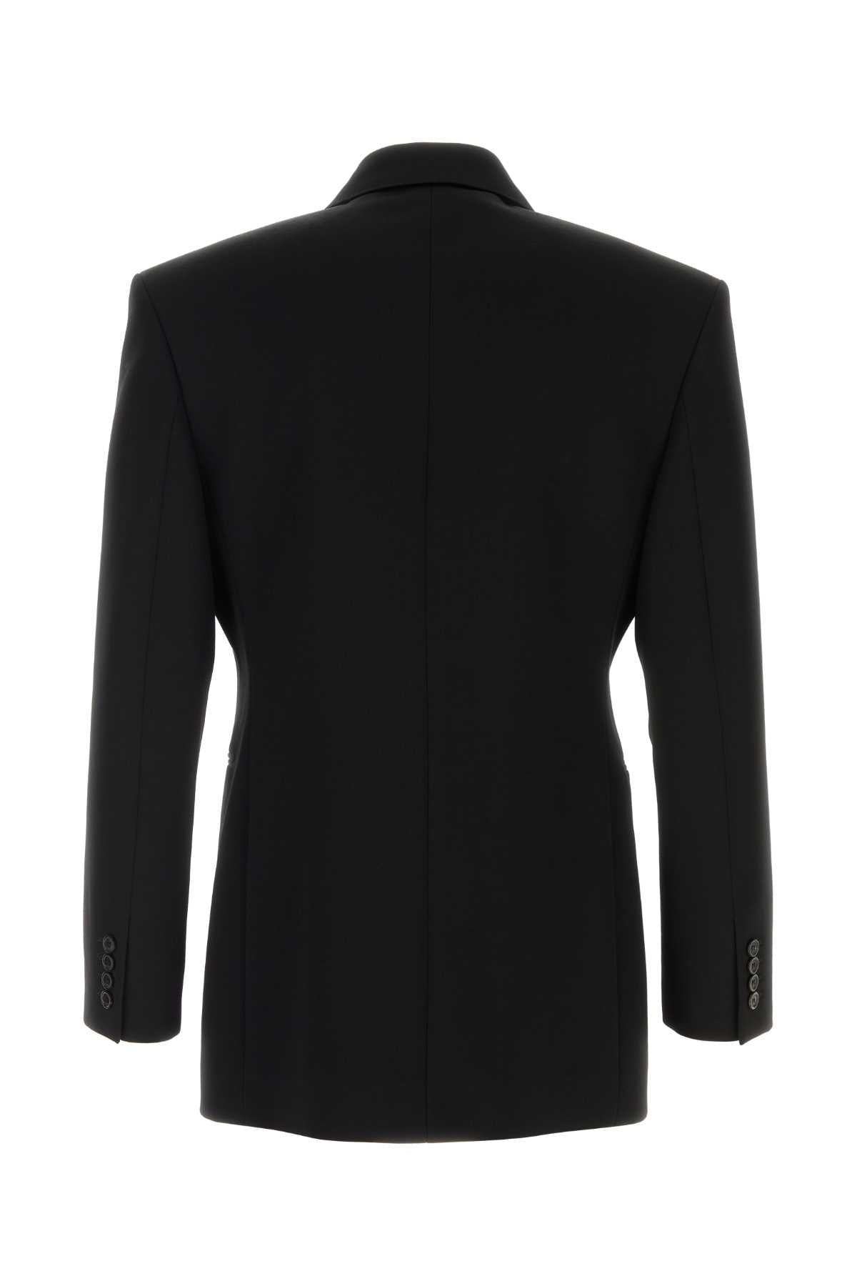 VESTE CROISE'E GRAIN DE POUDRE BLAZERS AND VESTS