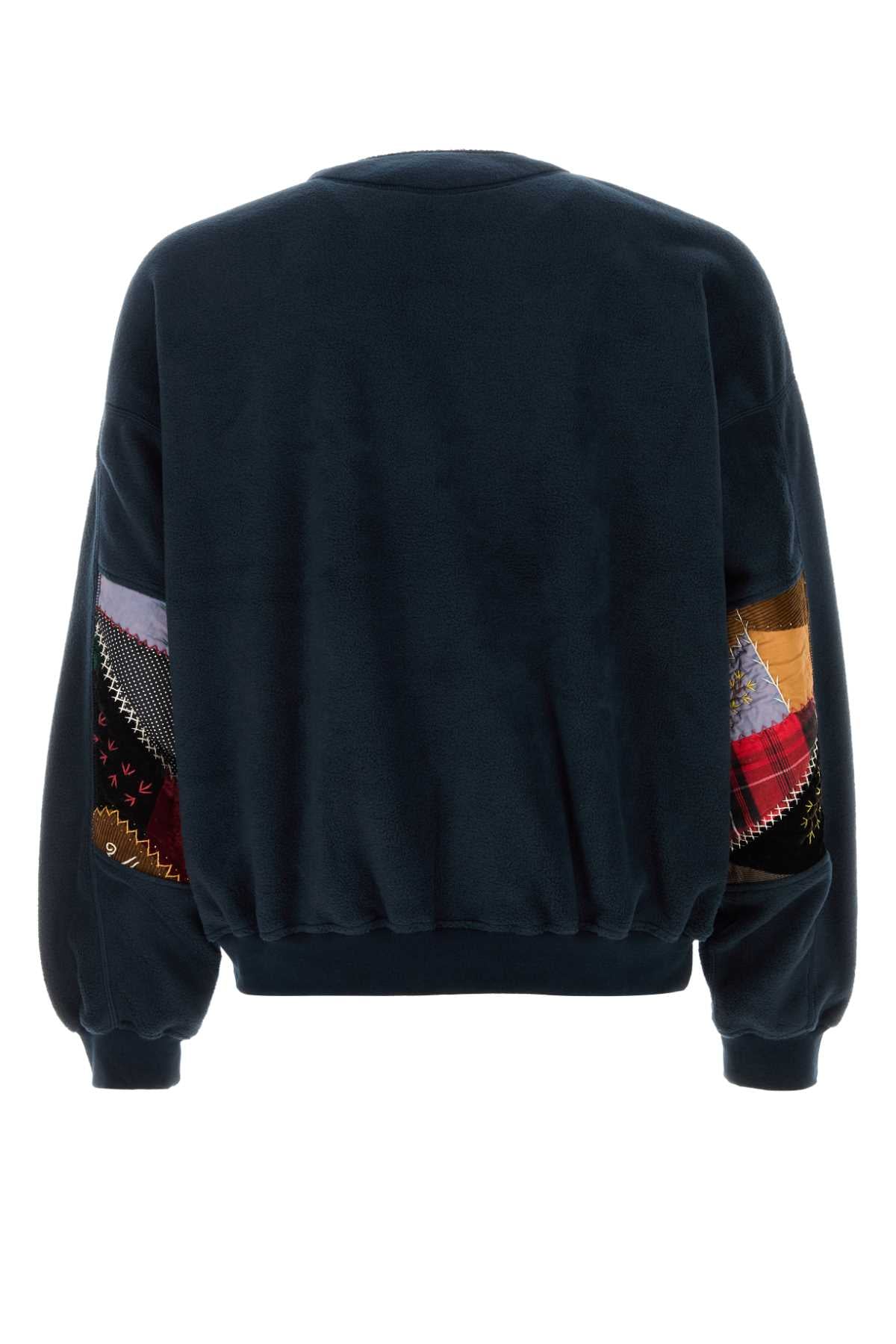 Quilt fleece pullover KNITWEARS