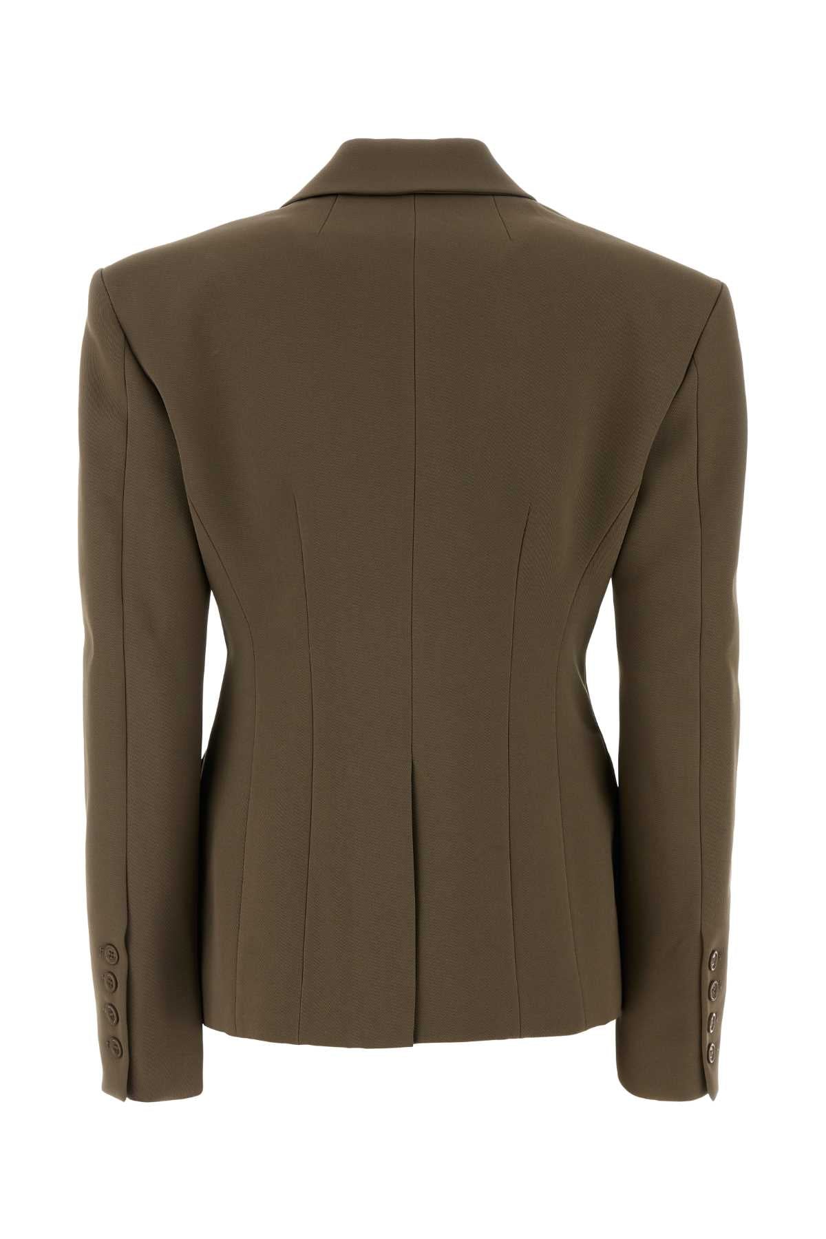 DOYER CINCHED BLAZER - MOSS GREEN PANTS