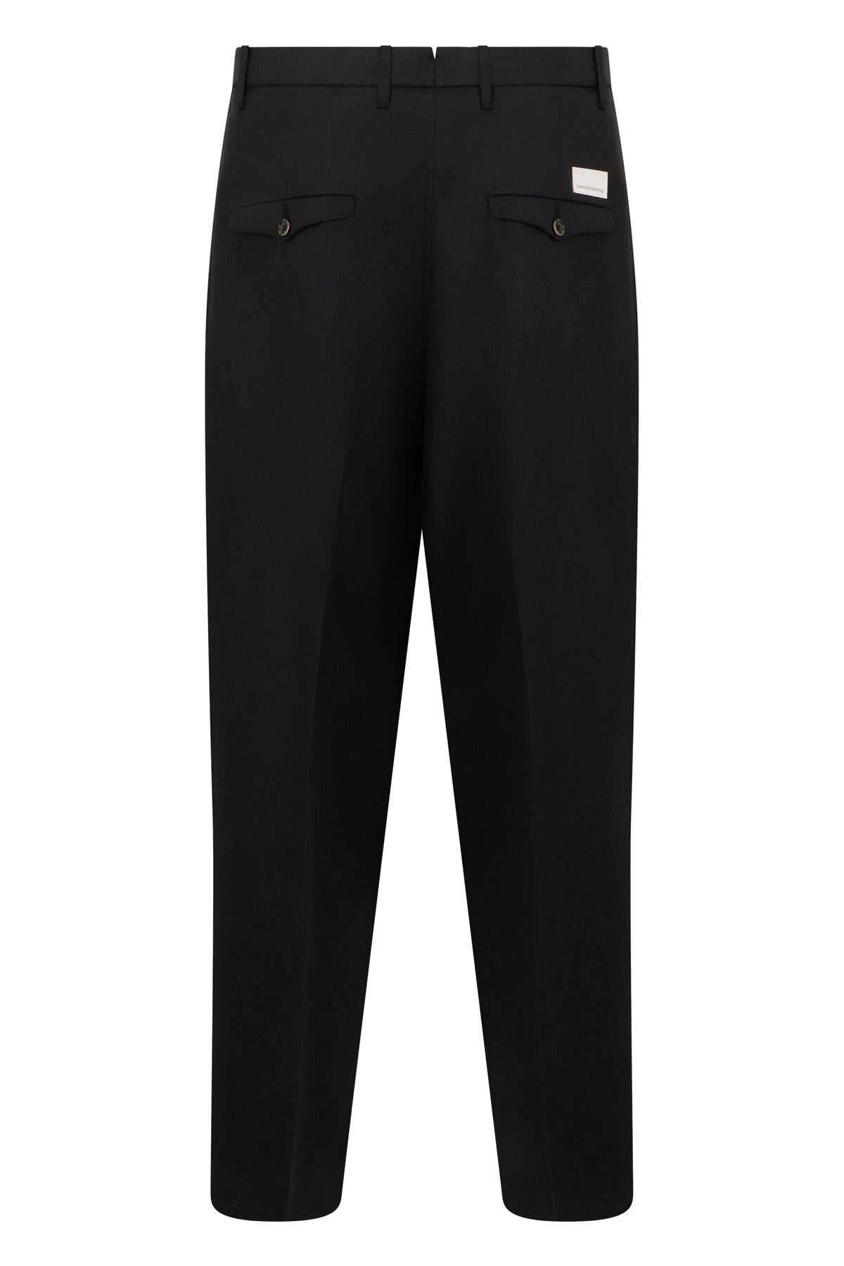 Trousers in a mix of wool and linen RTW