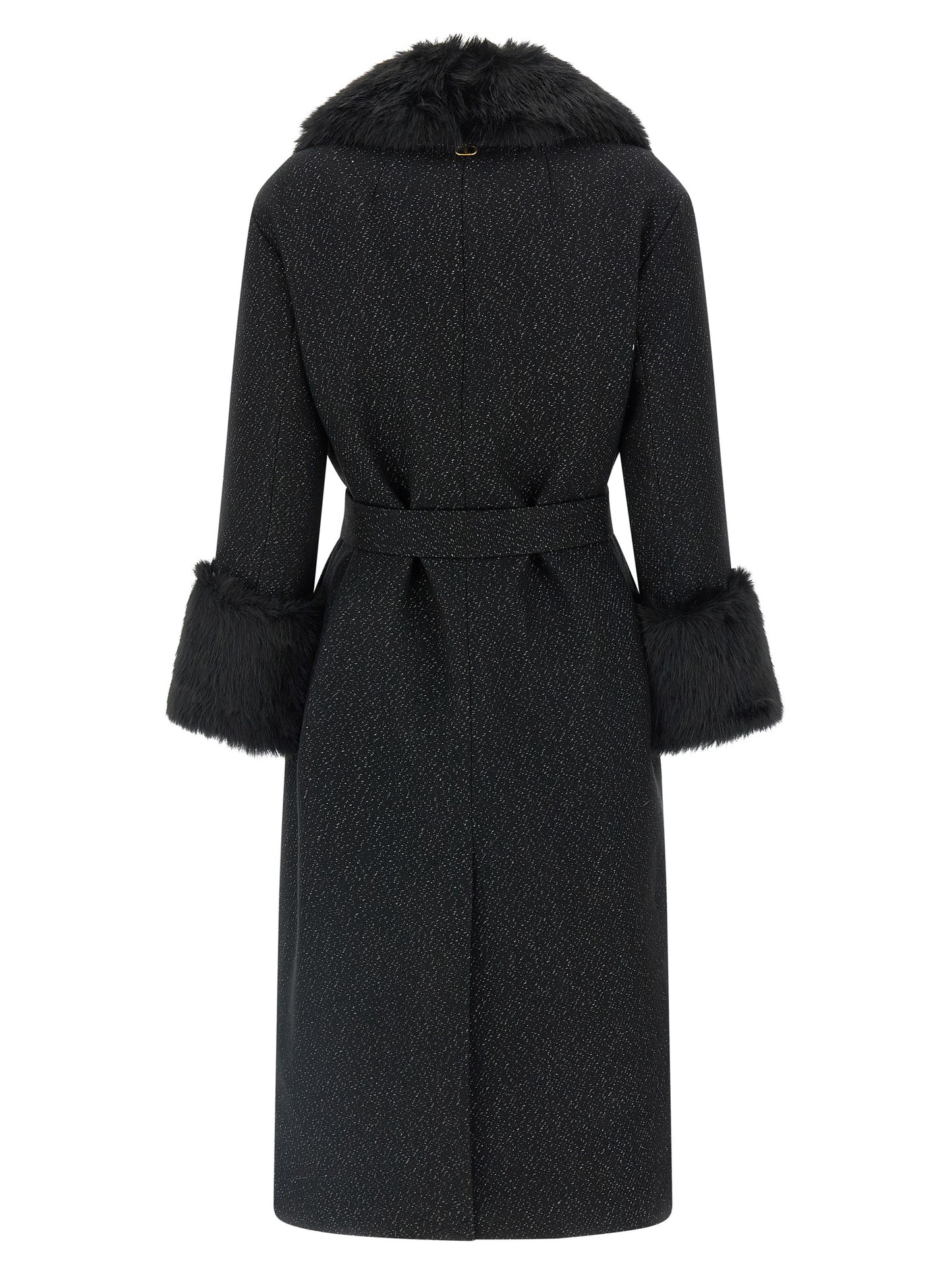 Lamé thread coat Coats, trench coats