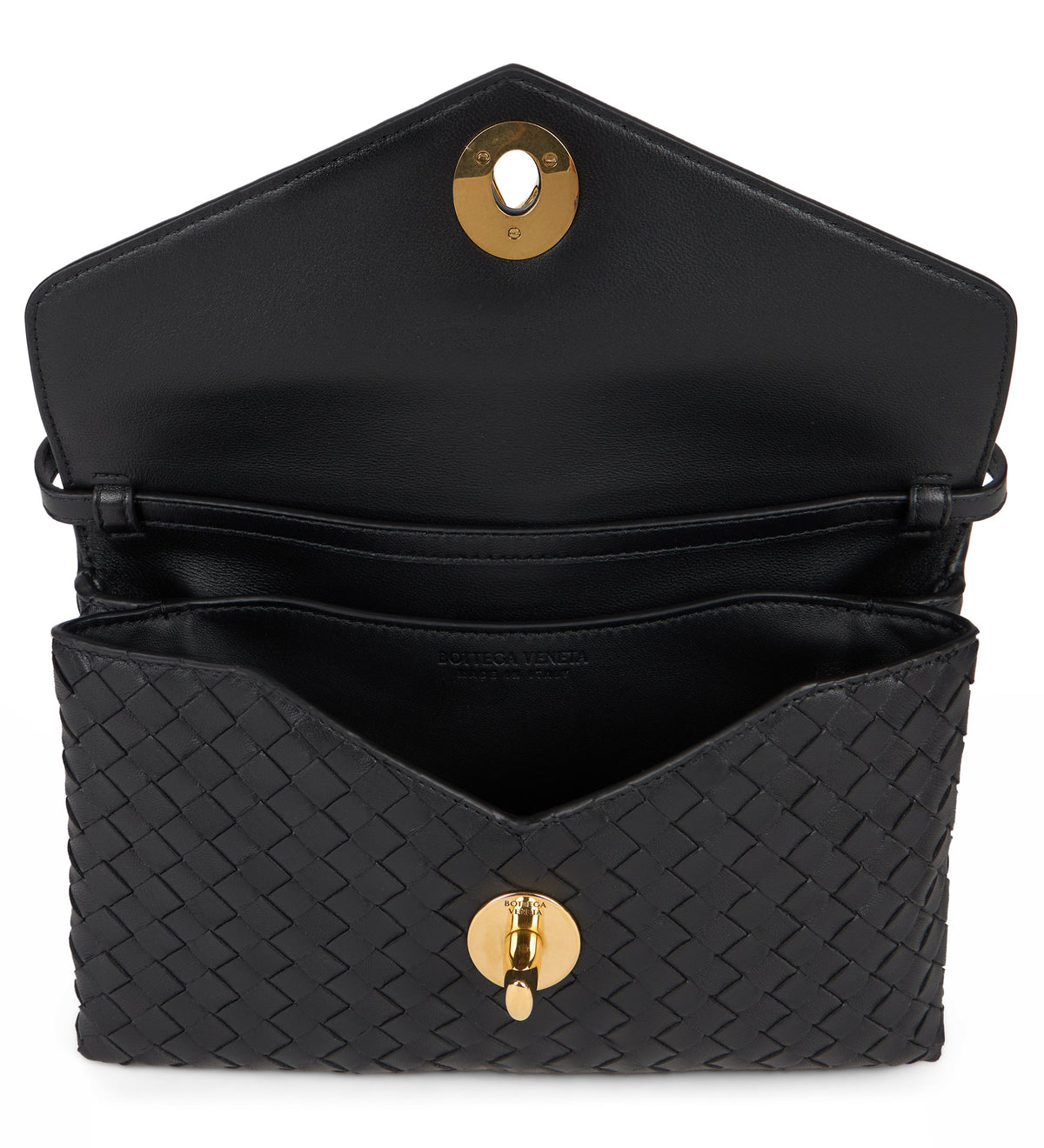 Knot lock in leather RTW