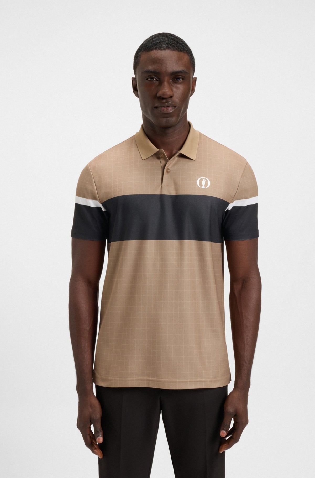 Short-sleeve polo in technical fabric RTW