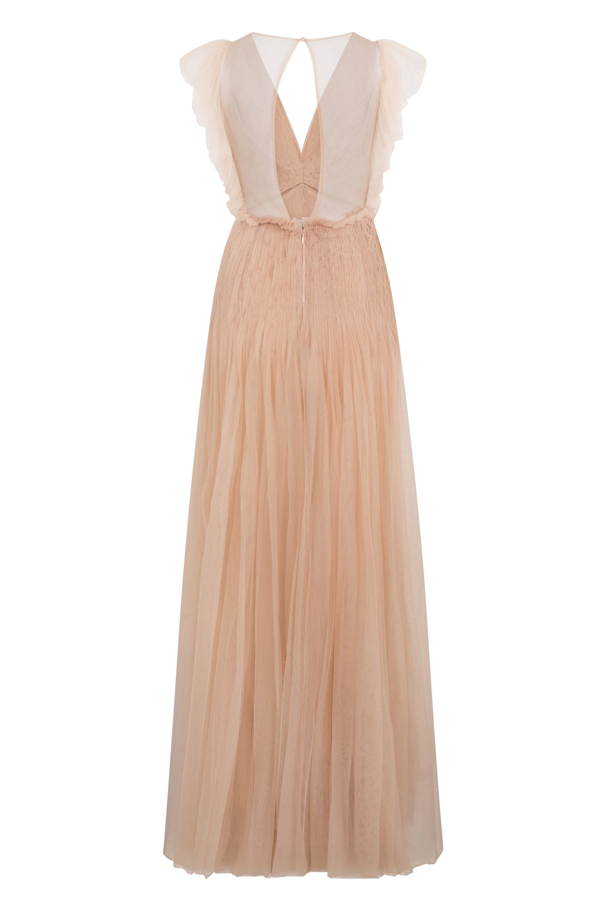 Long dress with V-neck RTW