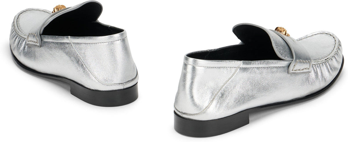 Medusa 95 Slip-ons in Metallic Leather RTW