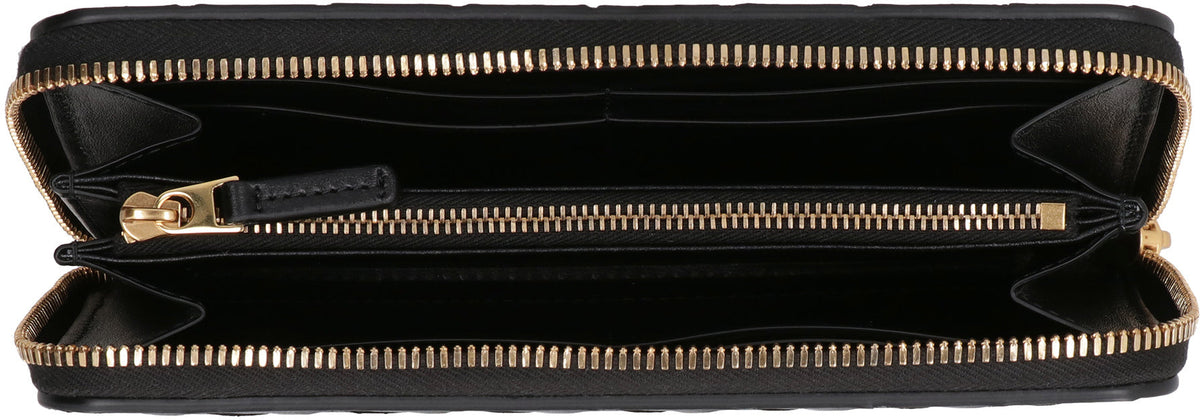 Leather zip-around wallet ACC
