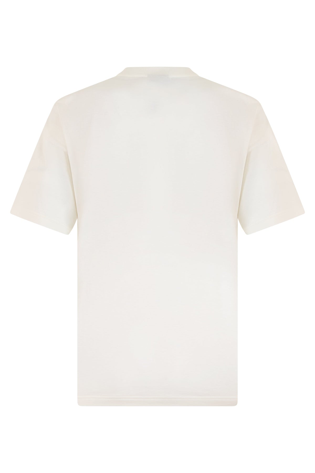 T-shirt in cotton and silk jersey with print RTW
