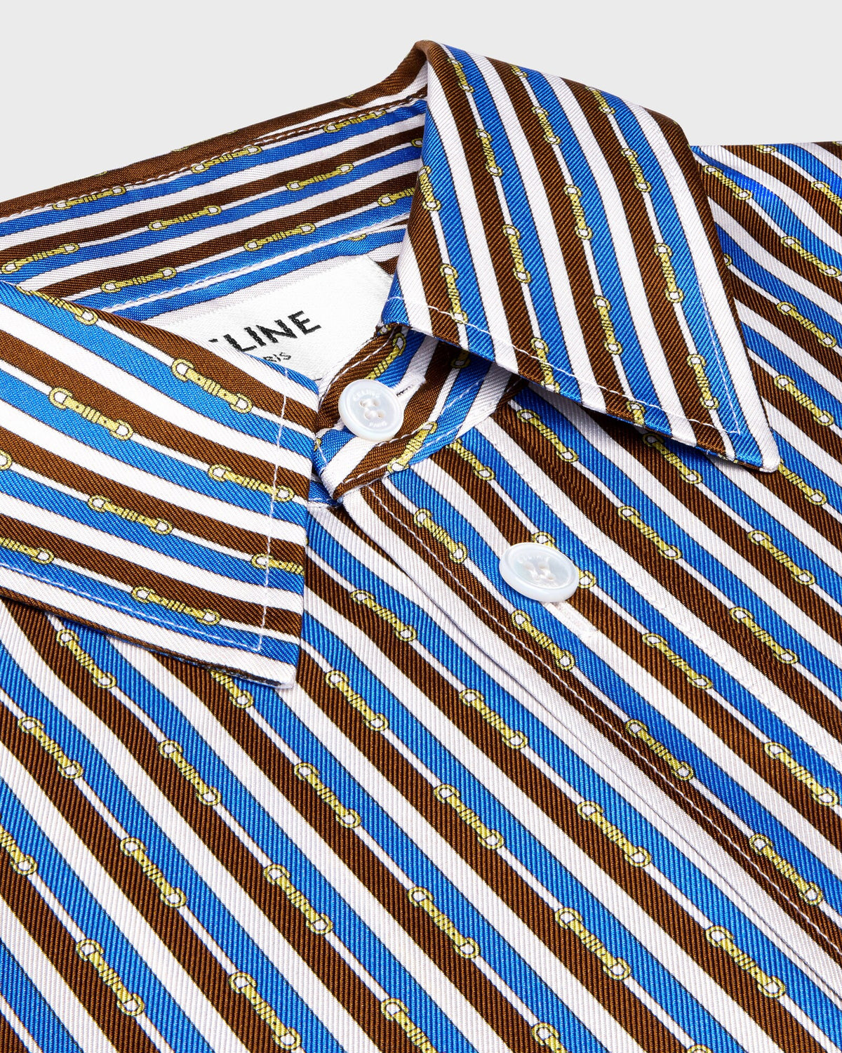 Striped silk twill shirt RTW