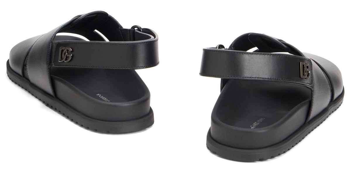 Smooth leather sandals SHOES