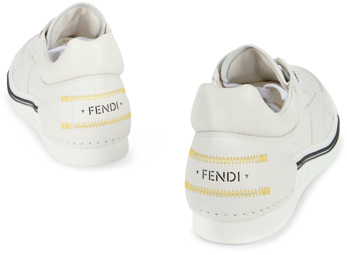 Low leather sneakers SHOES