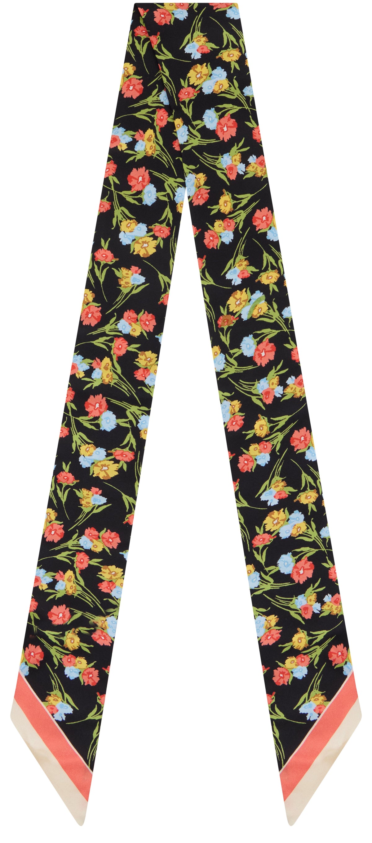 Valentino Garavani Floral Silk Bandeau Scarf
