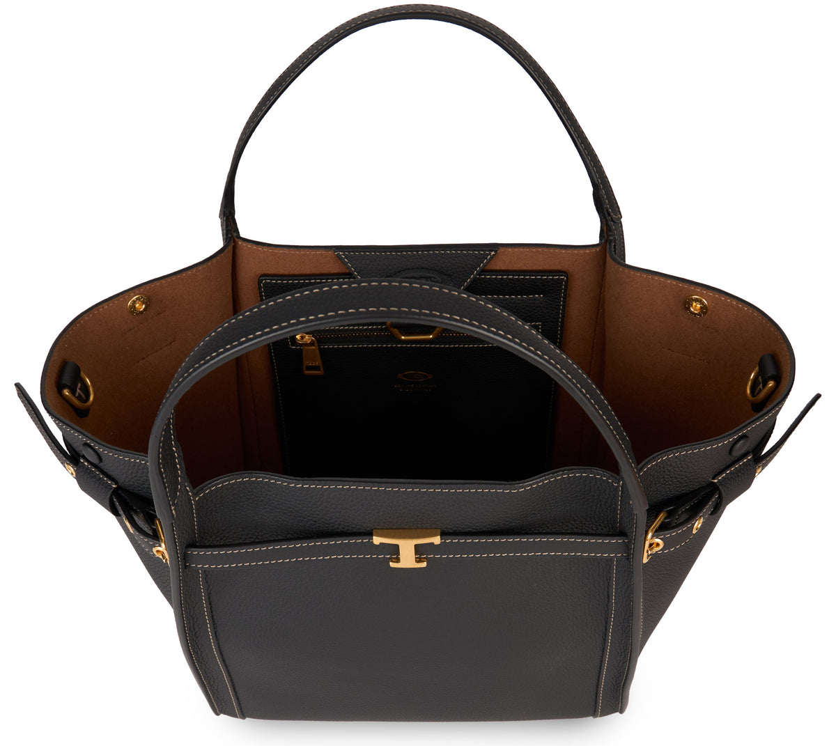 Small Leather Shopping Handbag BAGS