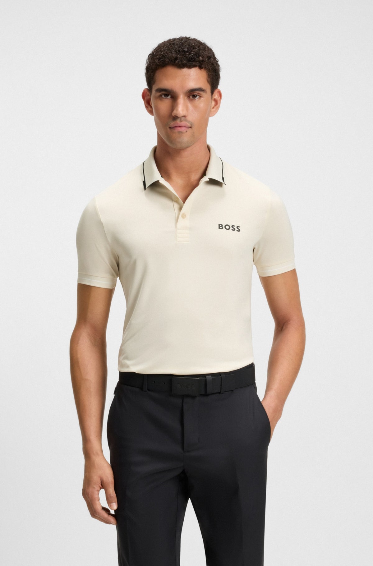Short sleeve polo with logo RTW
