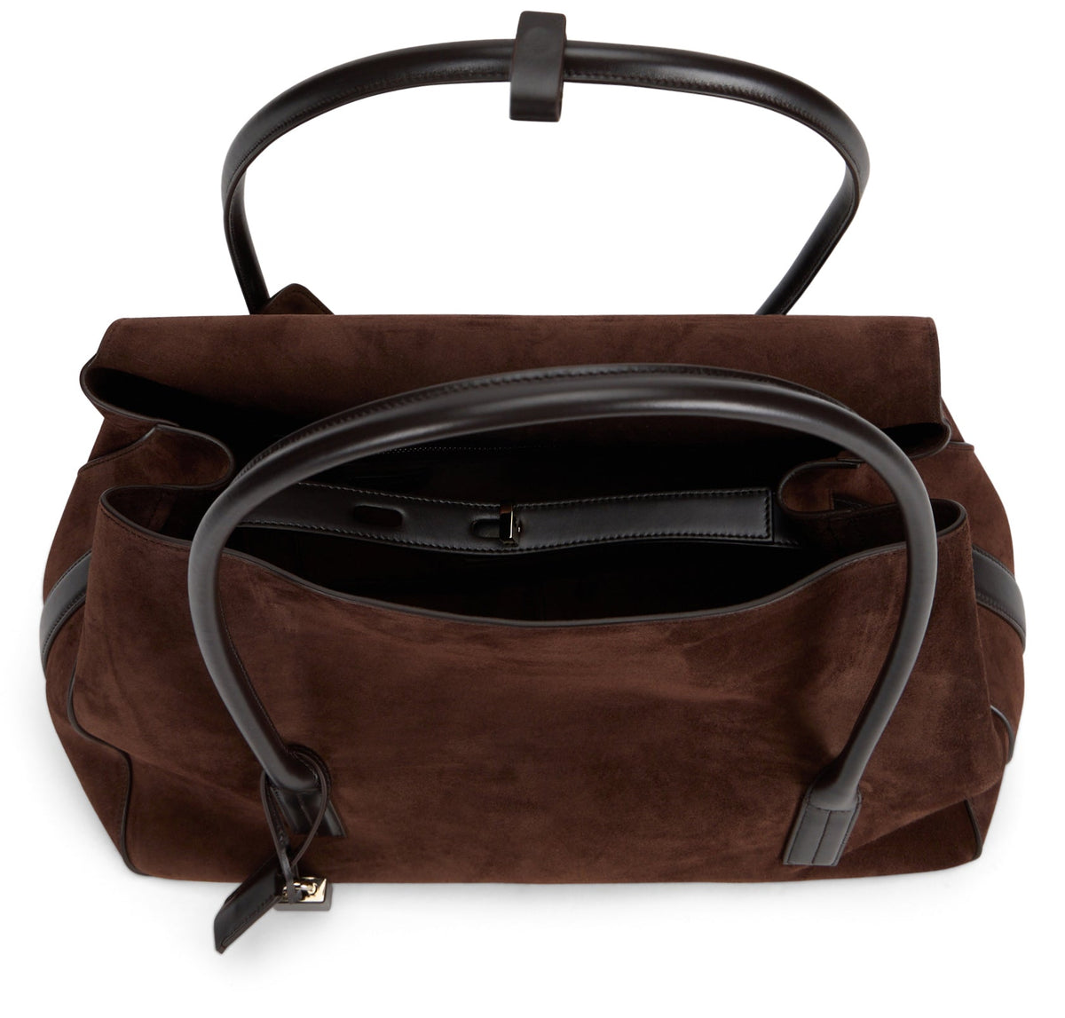 Large suede shoulder bag BAGS