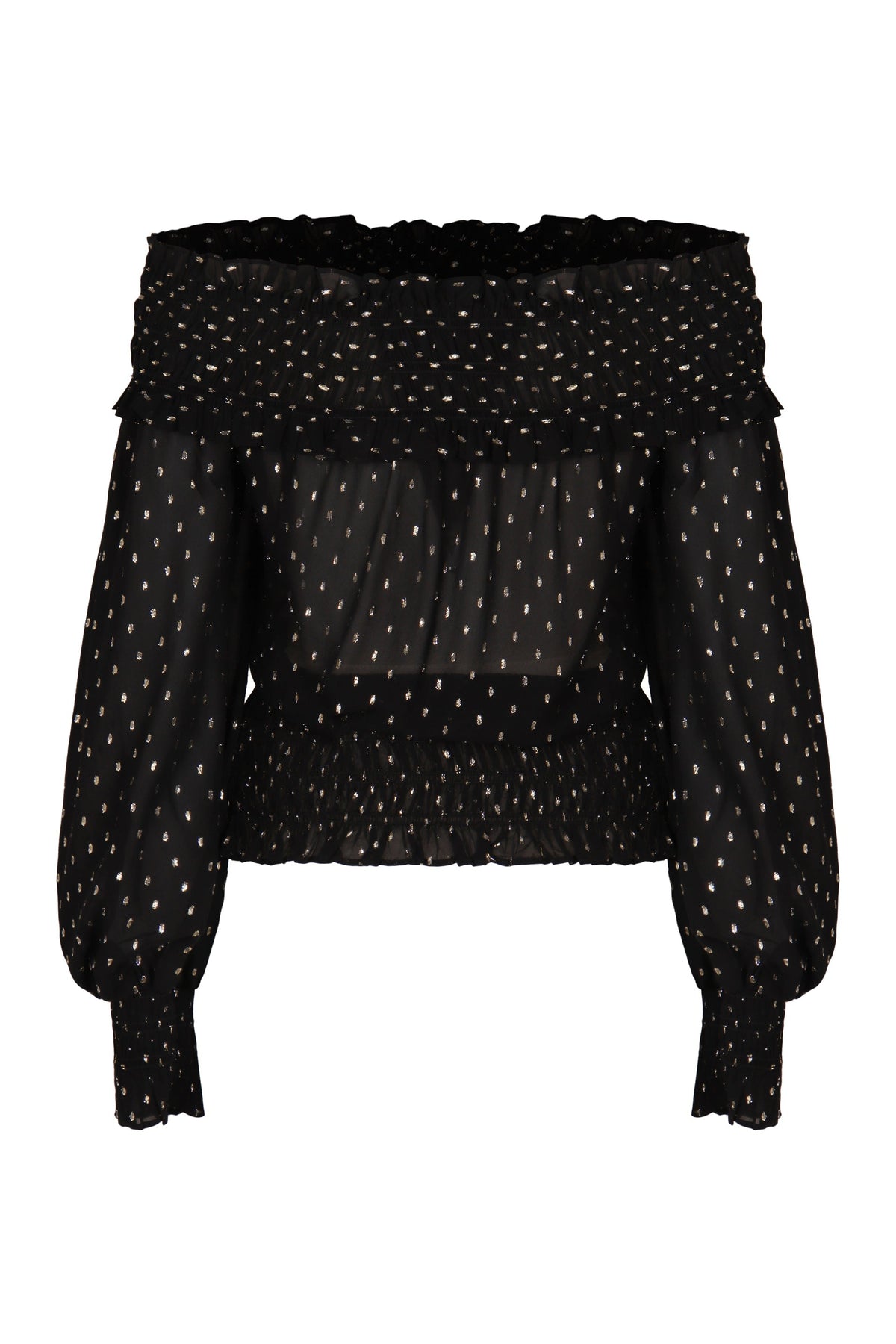 Top Off-Shoulder in chiffon RTW