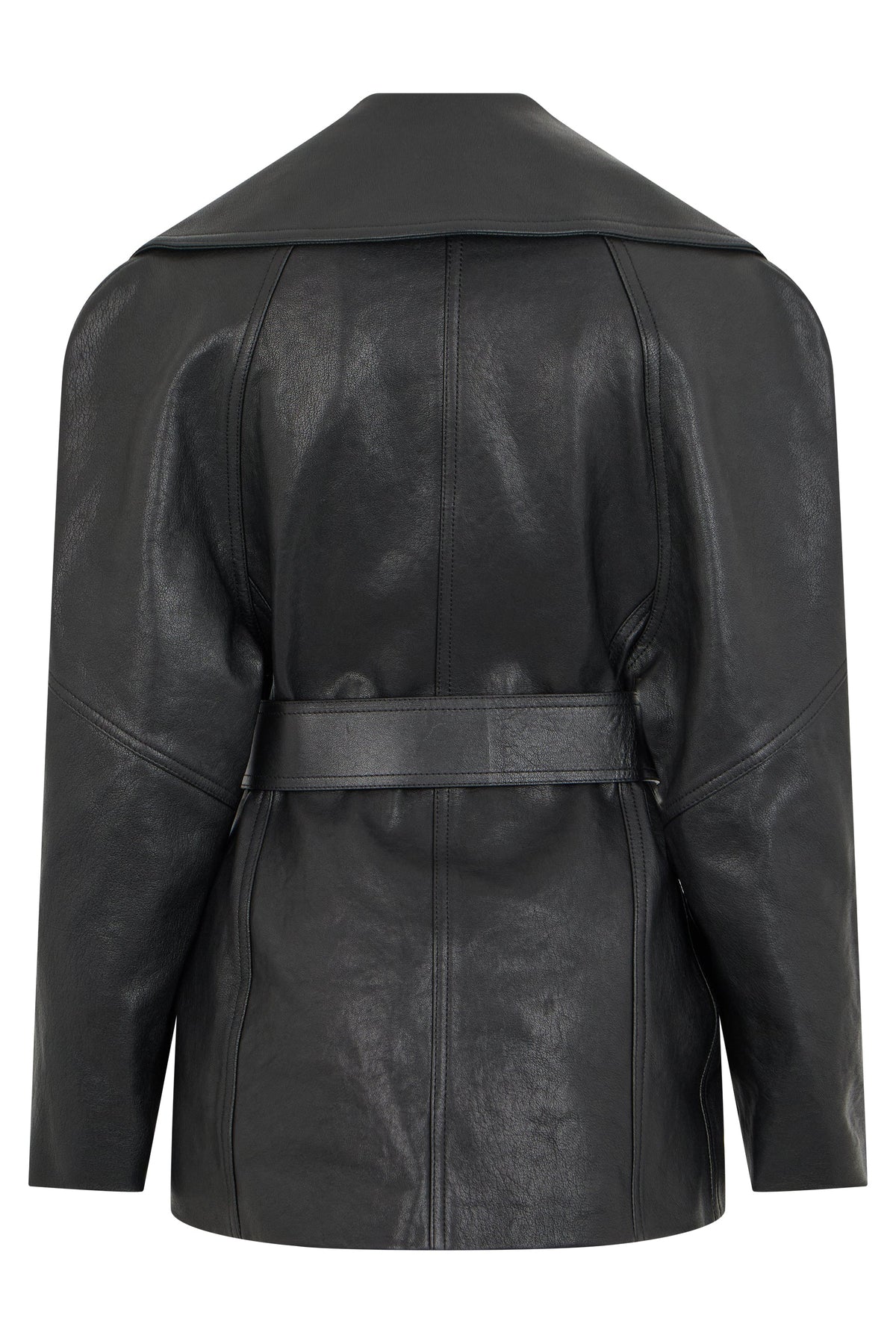 Gucci Knotted leather jacket