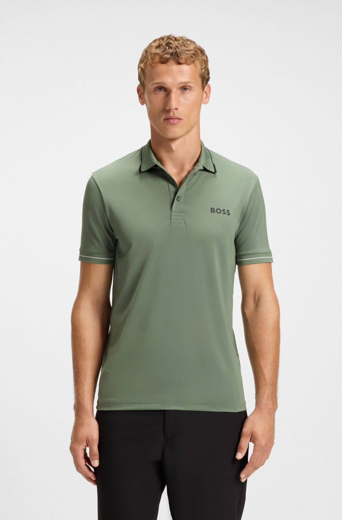 Short sleeve polo with logo RTW