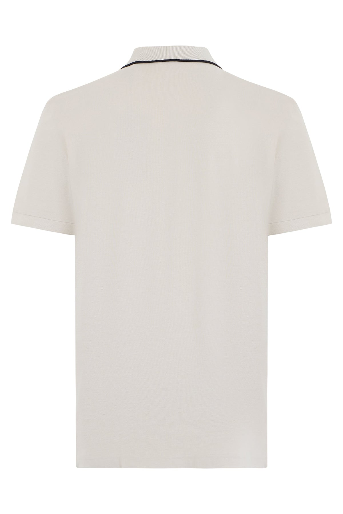 Cotton polo with zipper RTW