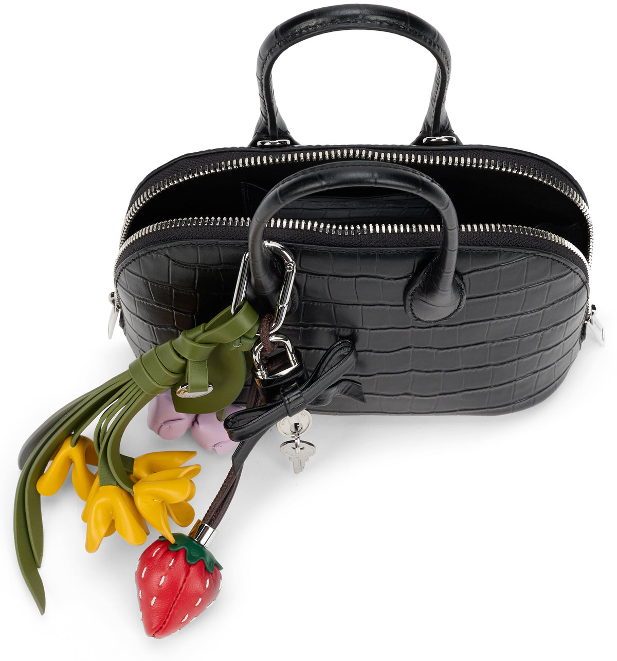 Mini handbag in leather Crocodile Effect BAGS