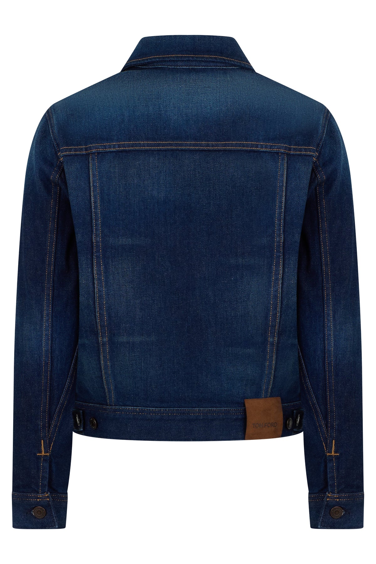 Denim jacket with contrasting stitches RTW