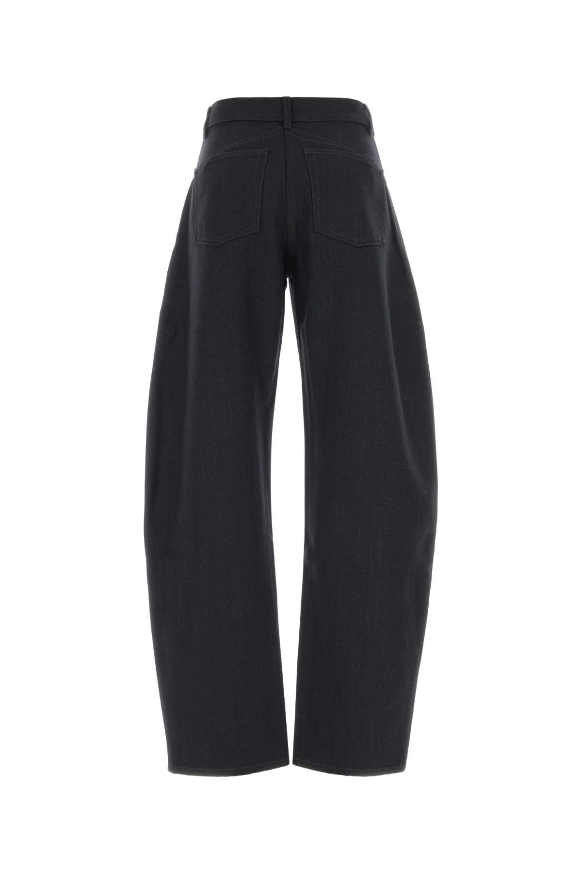 ROUND PANTS WOOL DENIM PANTS