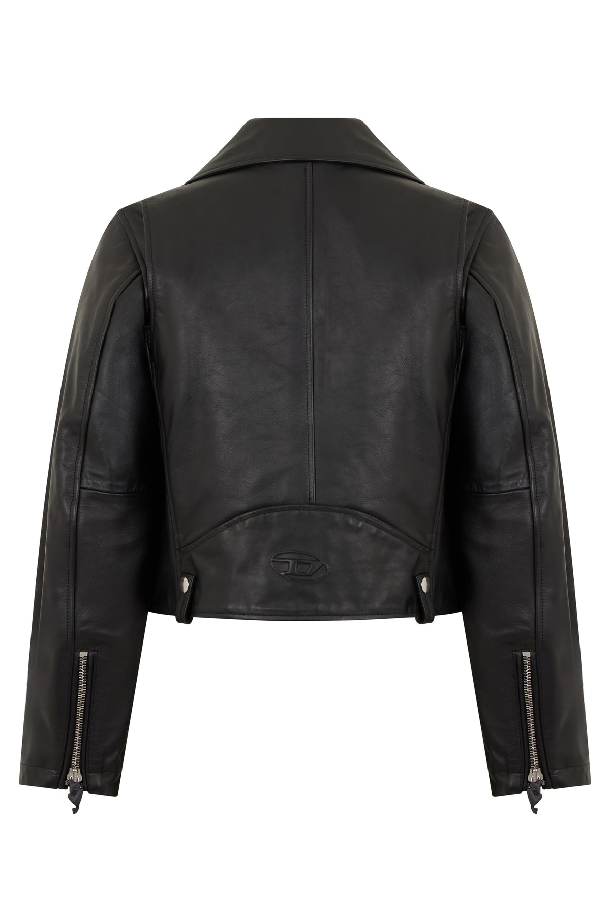 Leather jacket with zipper RTW