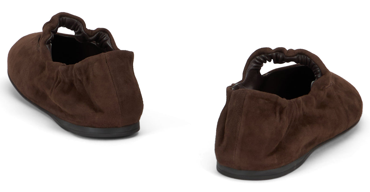 Miu Miu Dark brown shoe with hook-and-loop closure