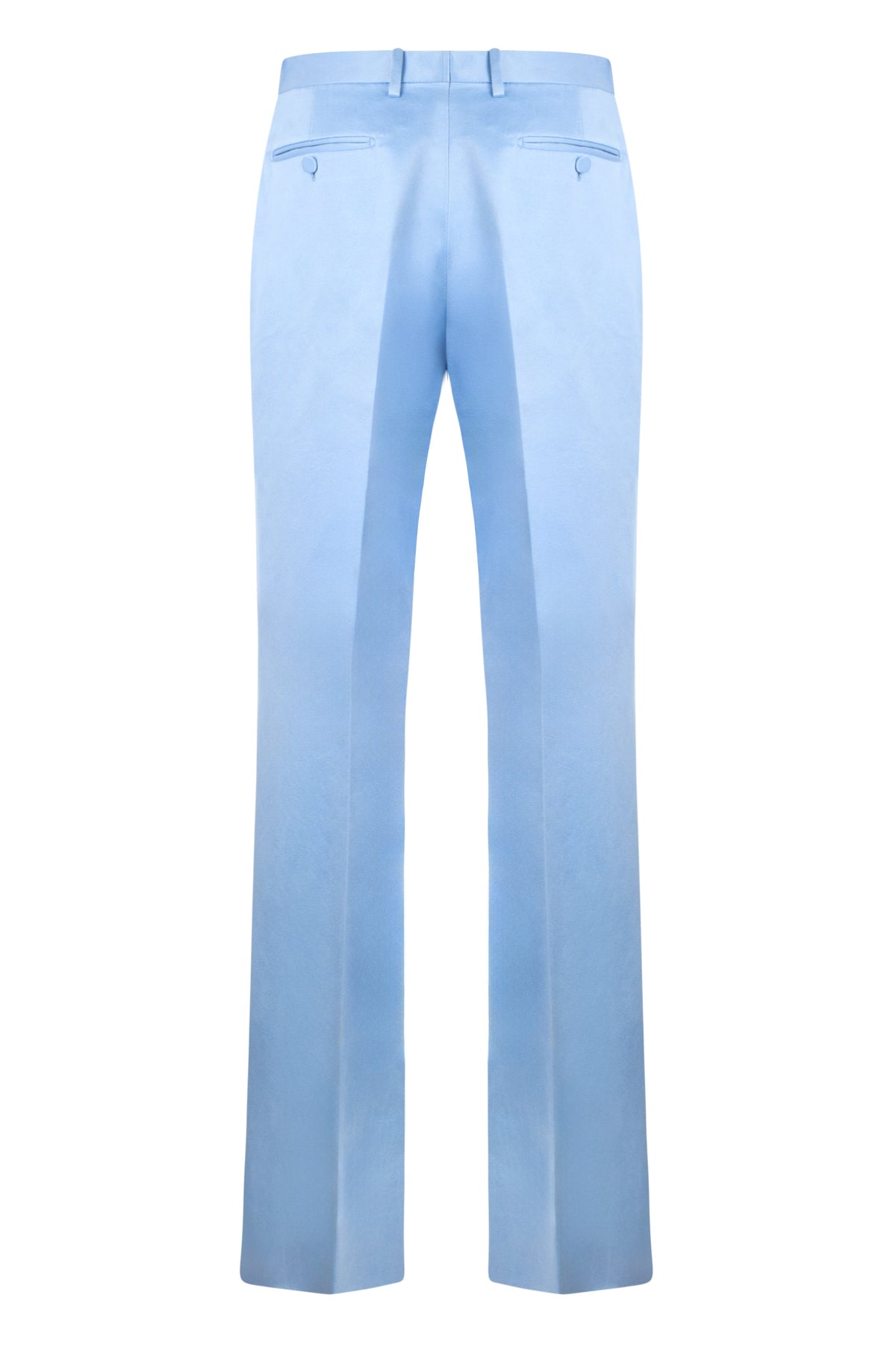 Straight pants in cotton and silk blend RTW