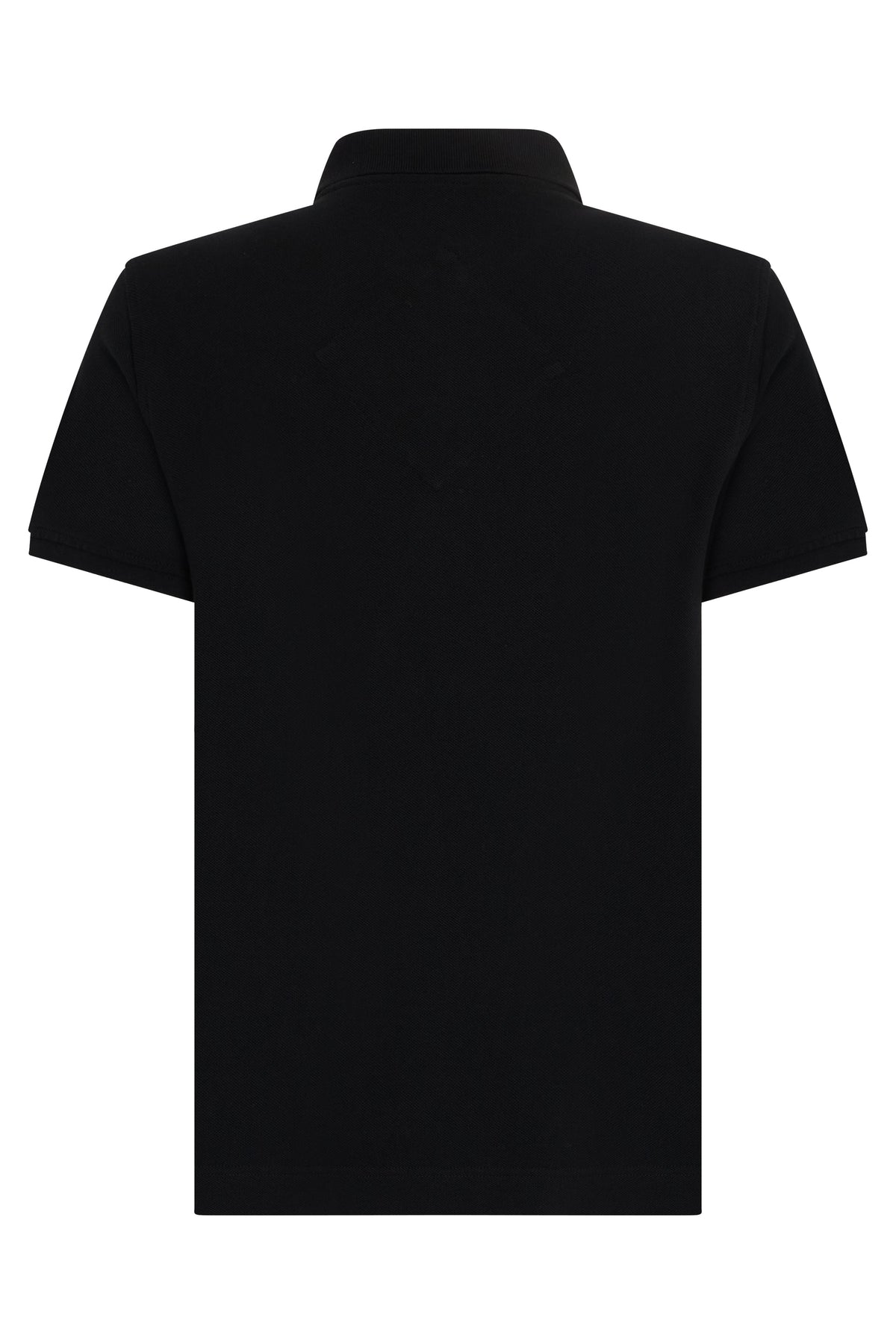Canada Goose Black cotton polo with elegant logo