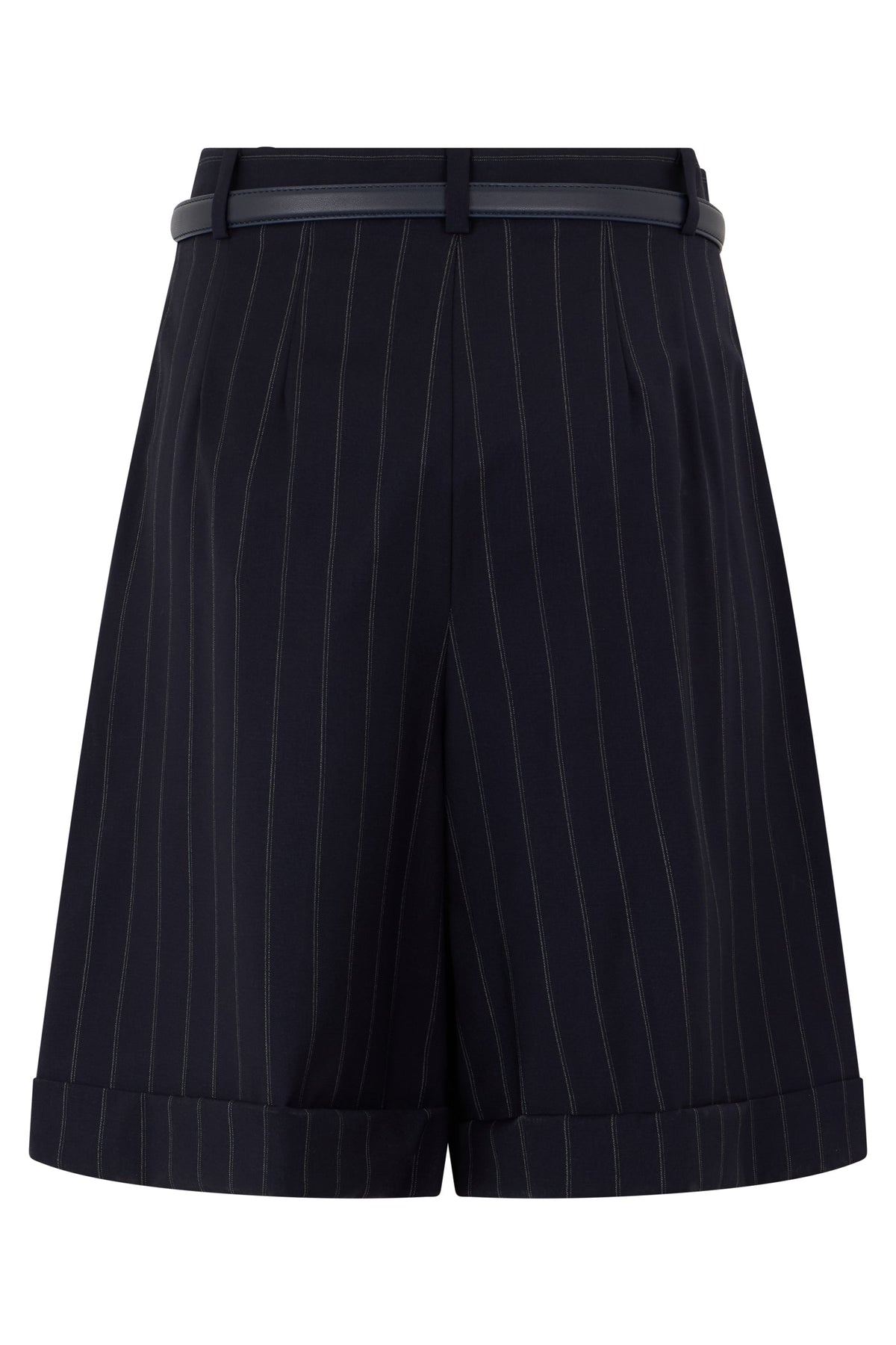 Striped wool bermuda RTW