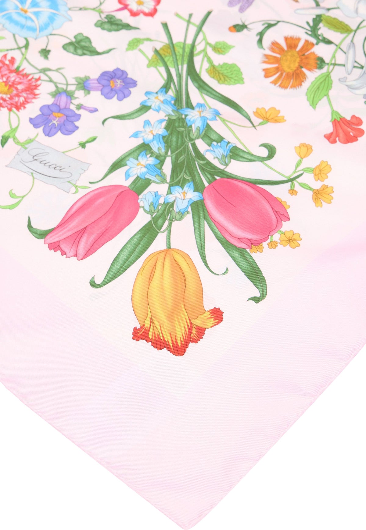 Silk twill printed carré RTW