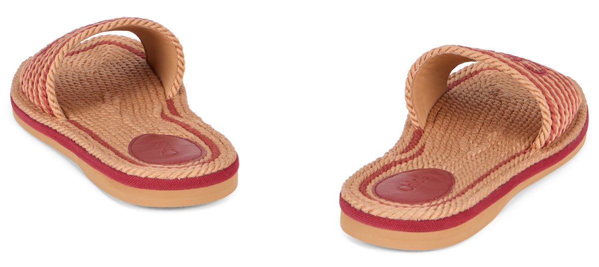Chloé Braided rope slippers