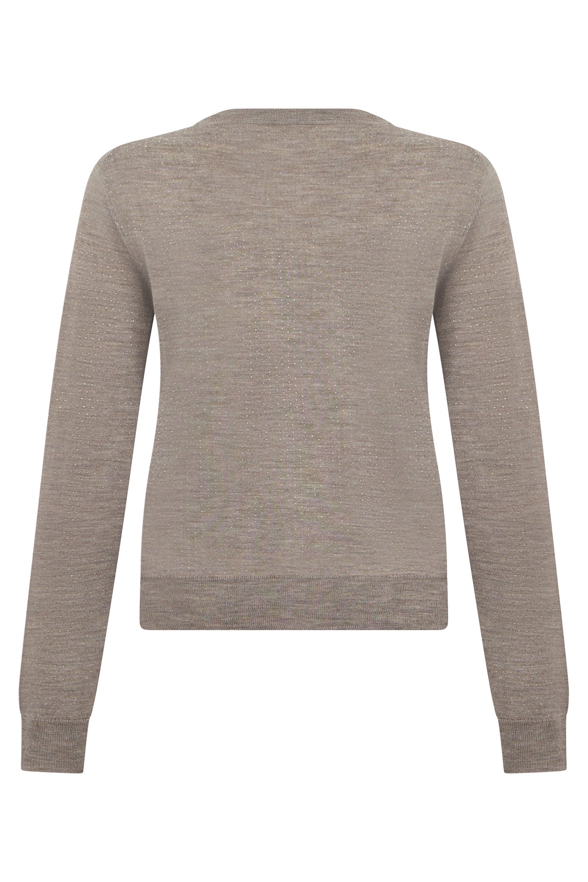 Wool sweater with rhinestones RTW