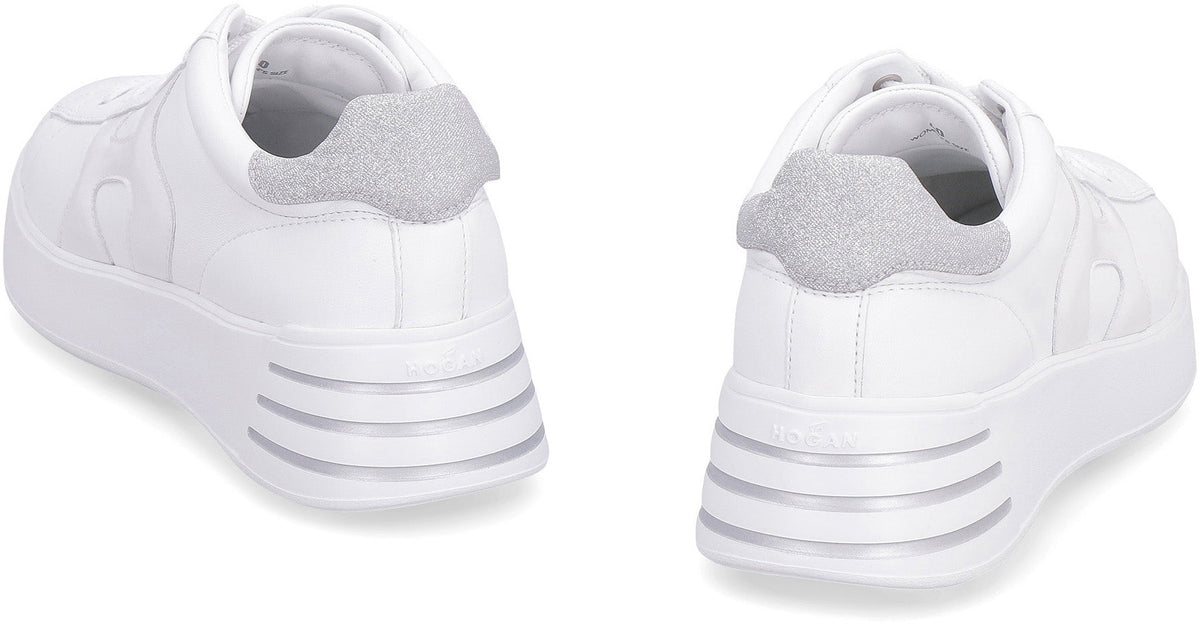 Rebel leather low-top sneakers SHOES