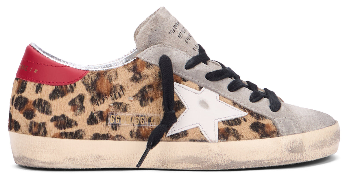Golden Goose Deluxe Brand Super-star leopard horsy