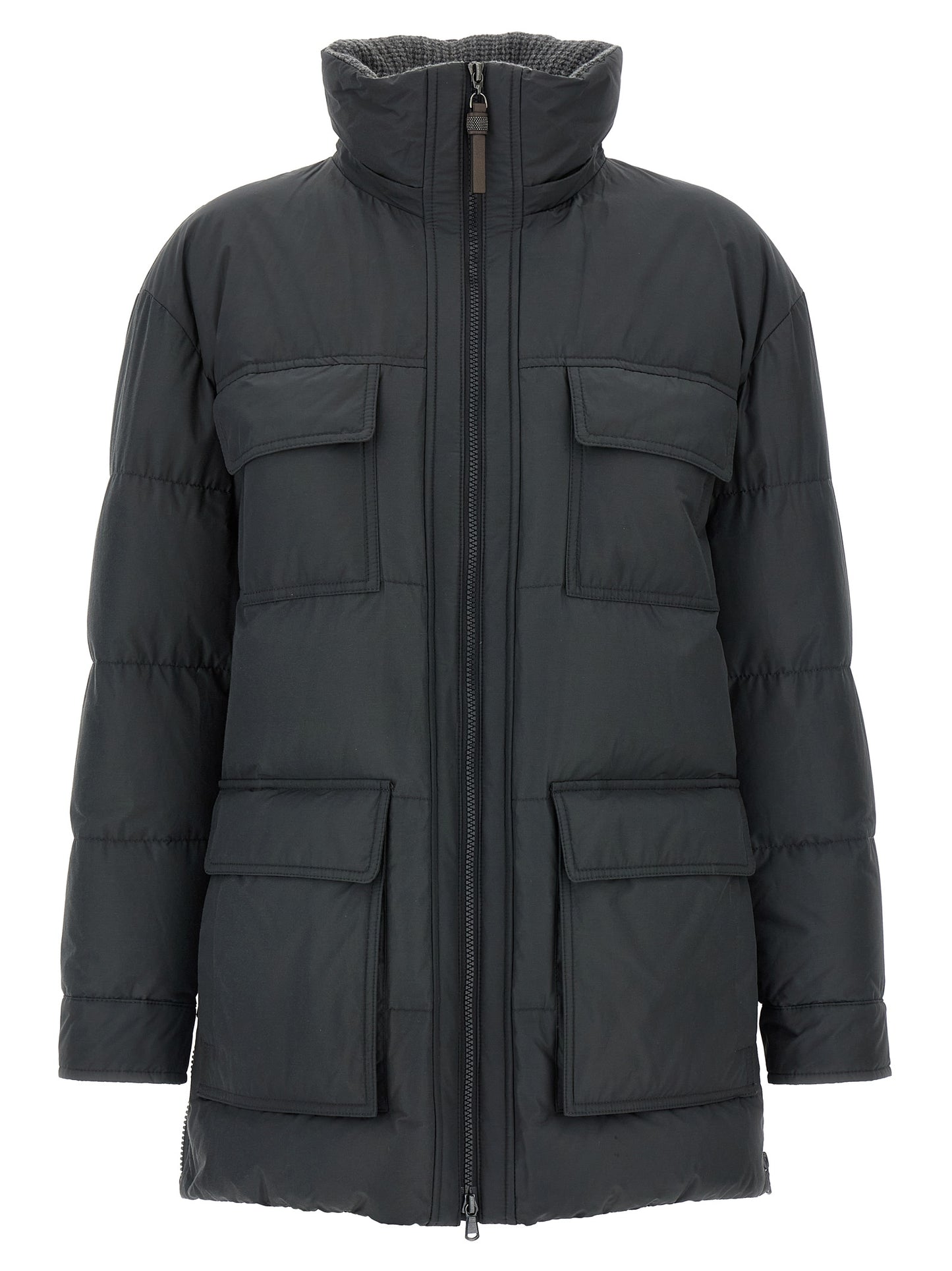 Knitted neck down jacket Down jacket, Parka, Casual jackets