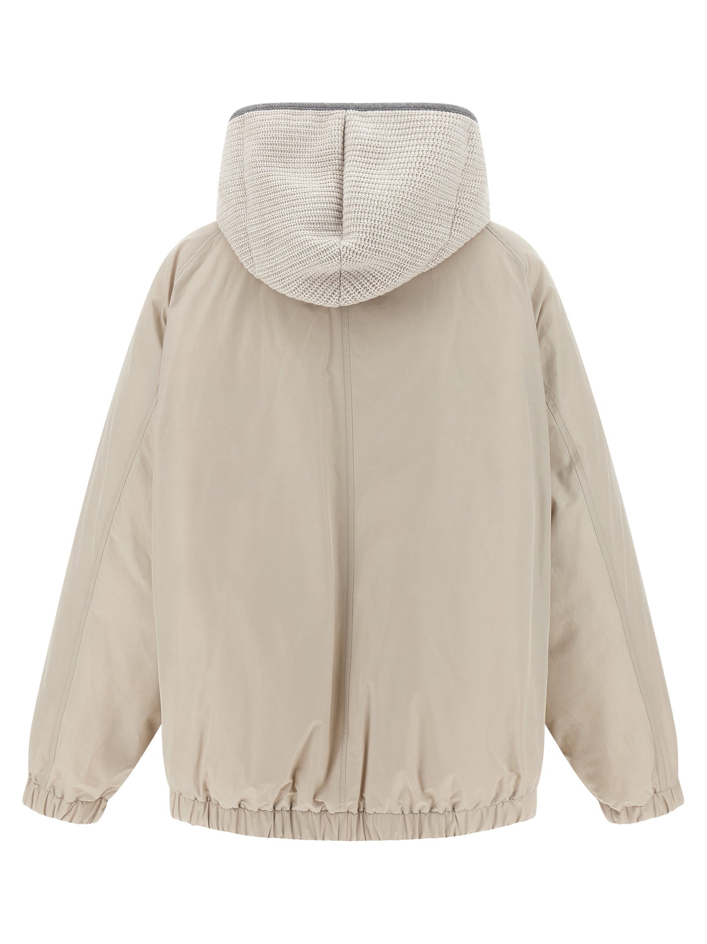 Knitted hooded down jacket Down jacket, Parka, Casual jackets