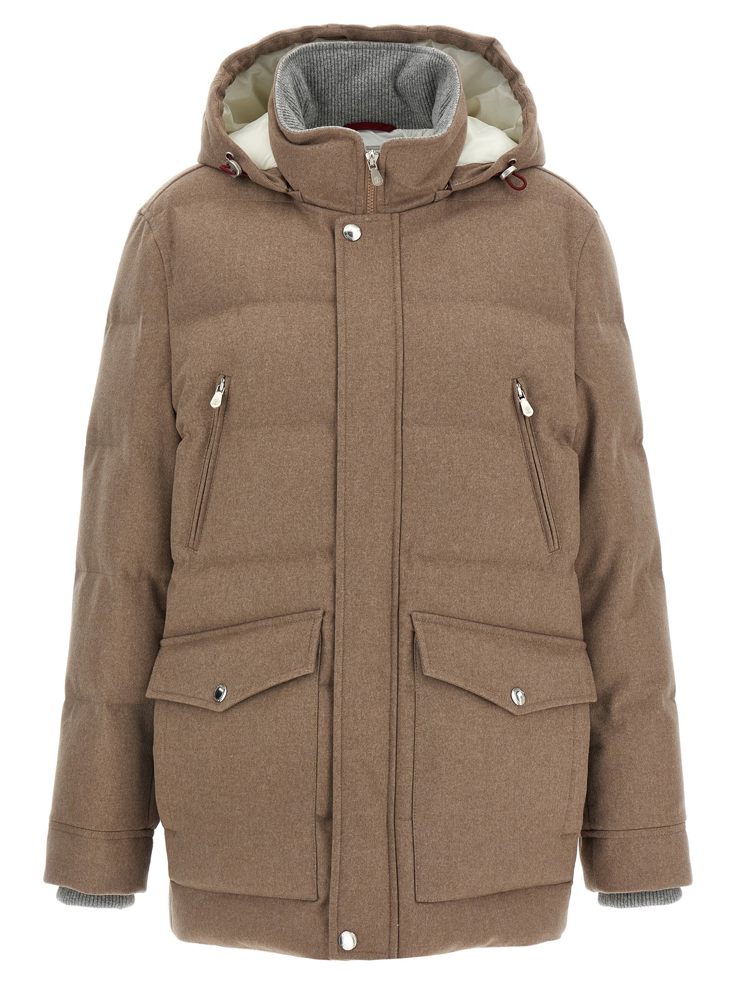 Flannel down jacket Down jacket, Parka, Casual jackets