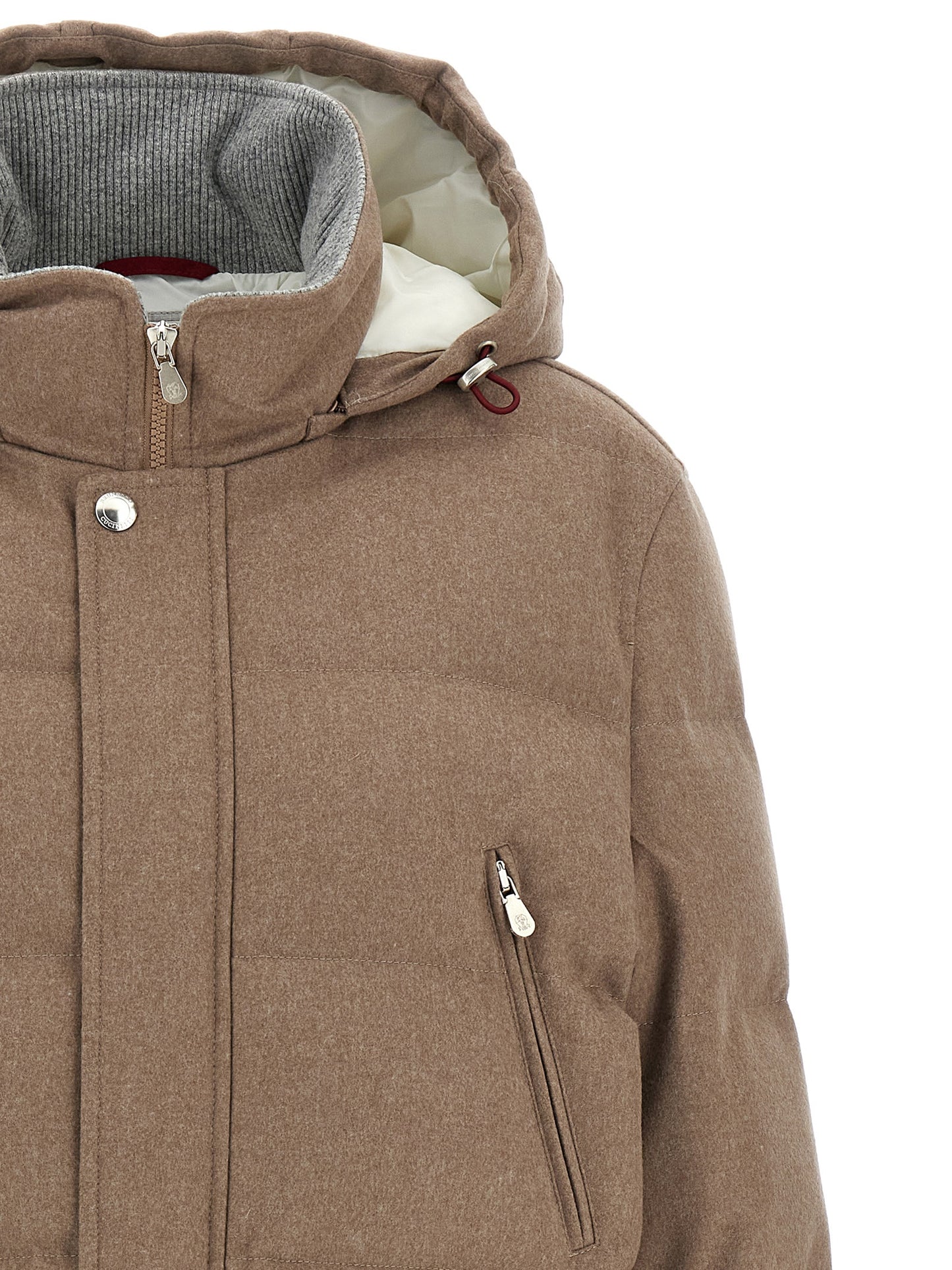 Flannel down jacket Down jacket, Parka, Casual jackets
