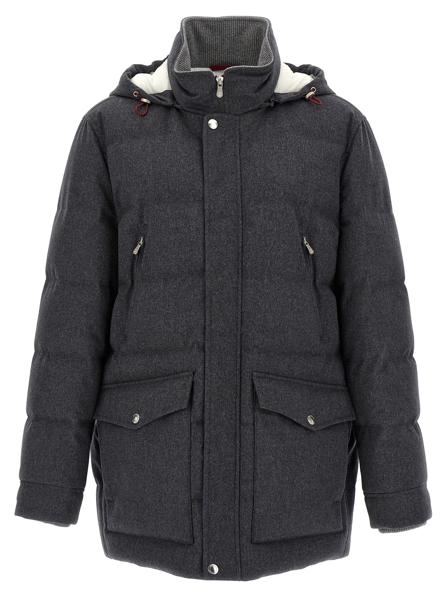 Flannel down jacket Down jacket, Parka, Casual jackets