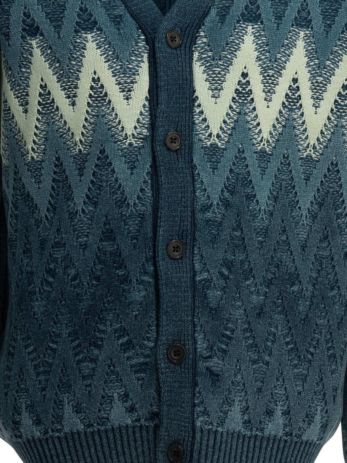 "Indigo Yarn" Cardigan Knitwear