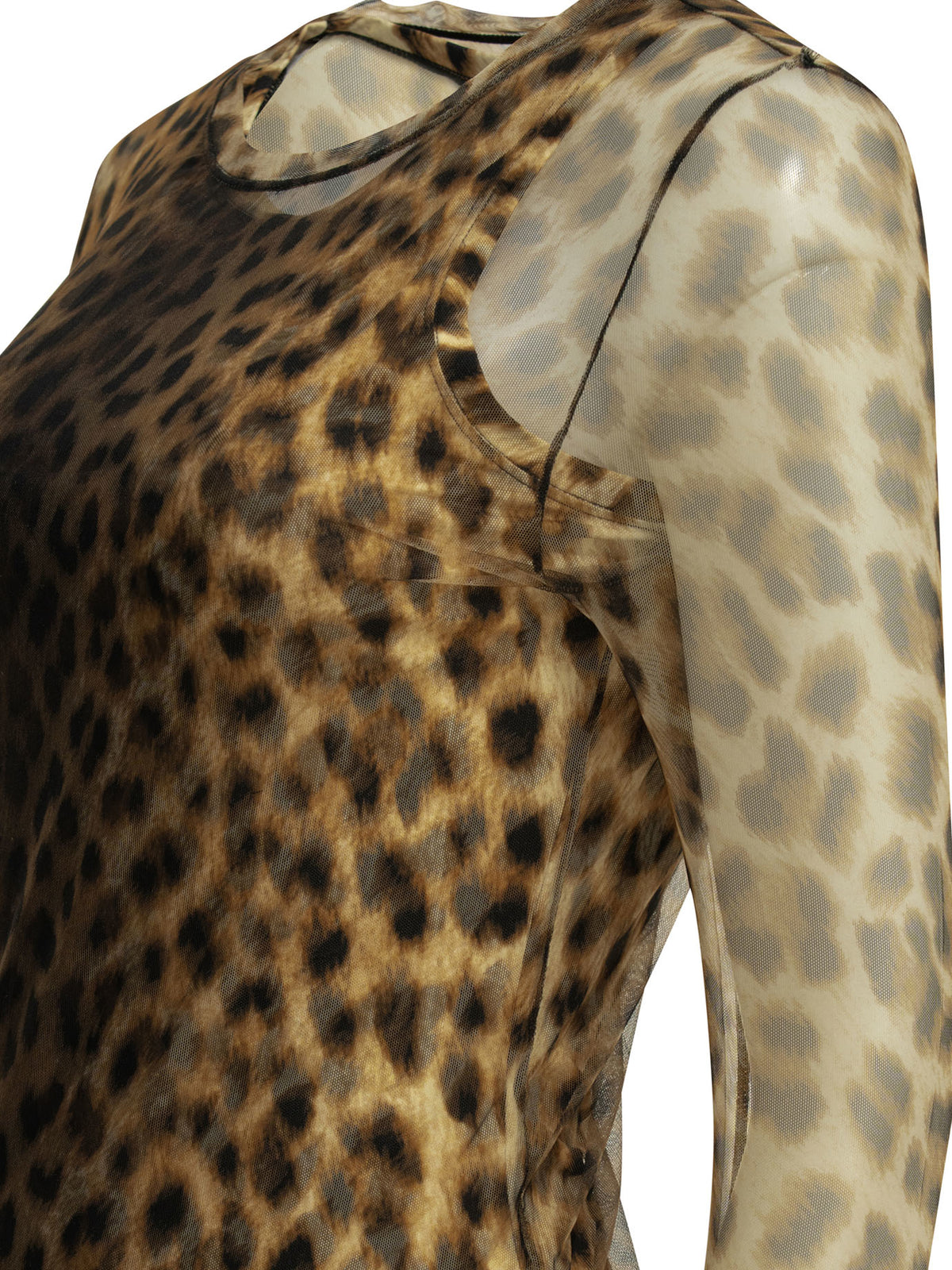 Fitted animalier top Tops