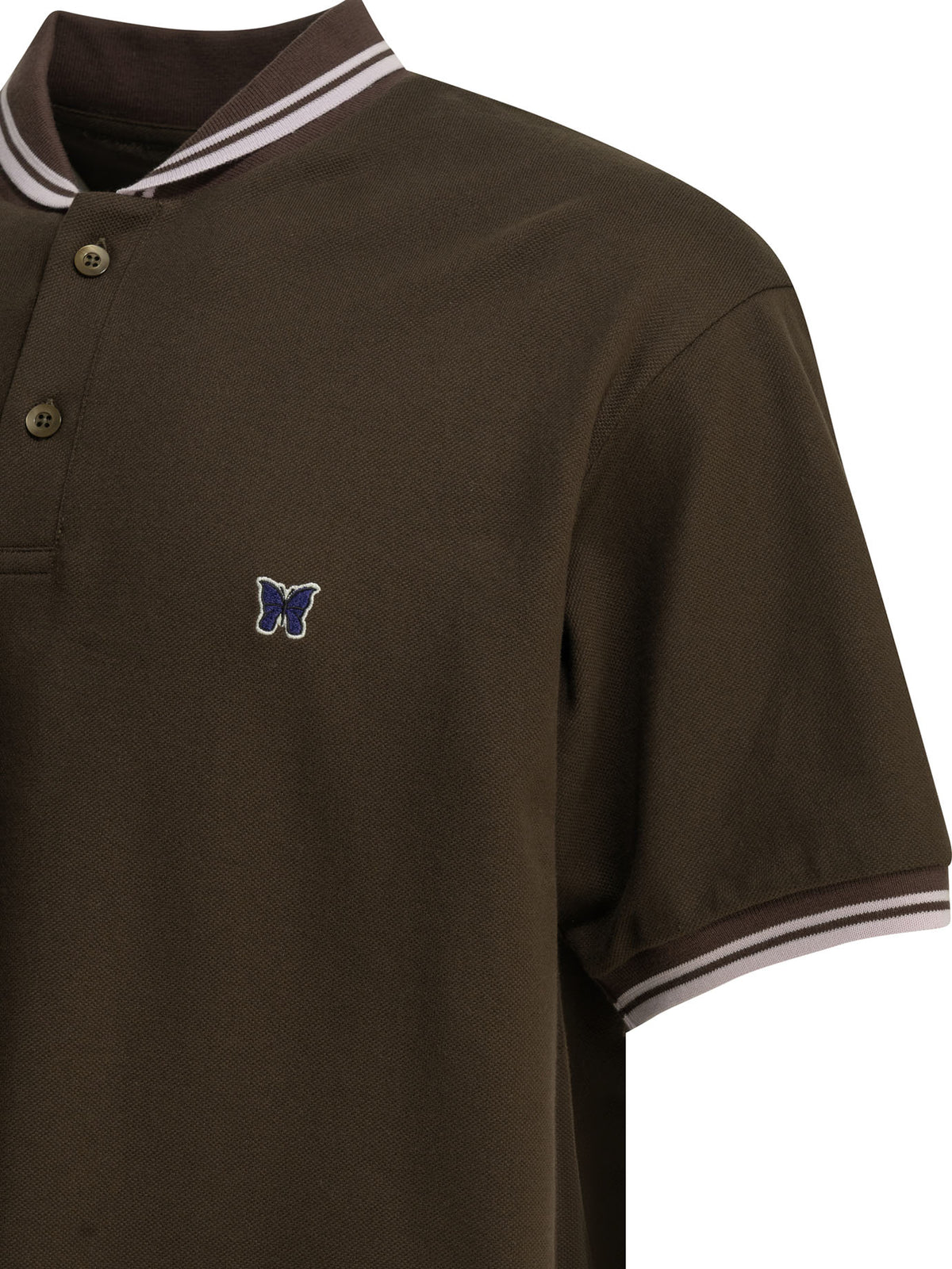 "Shawl Collar" Polo shirt with buttons Polo shirts