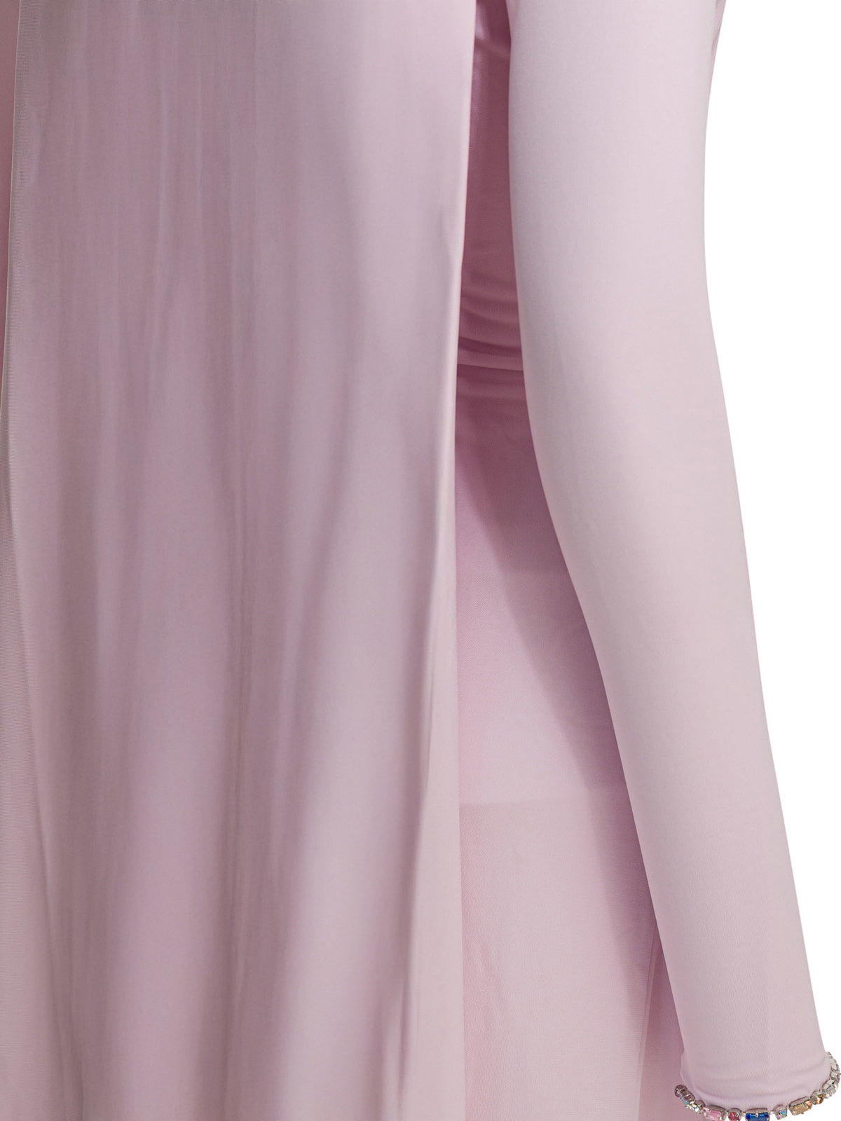 Long draped jersey dress Dresses