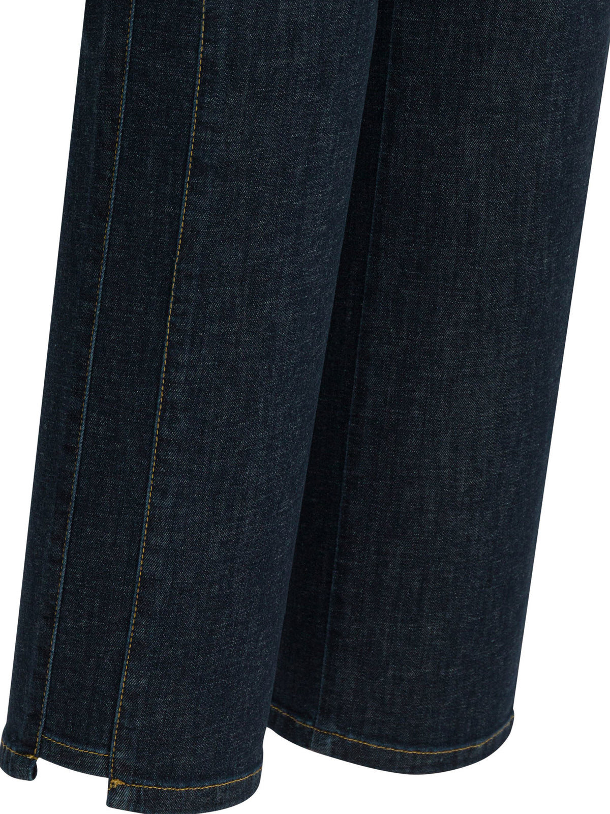 "Used Linen" Straight Leg Jeans Jeans