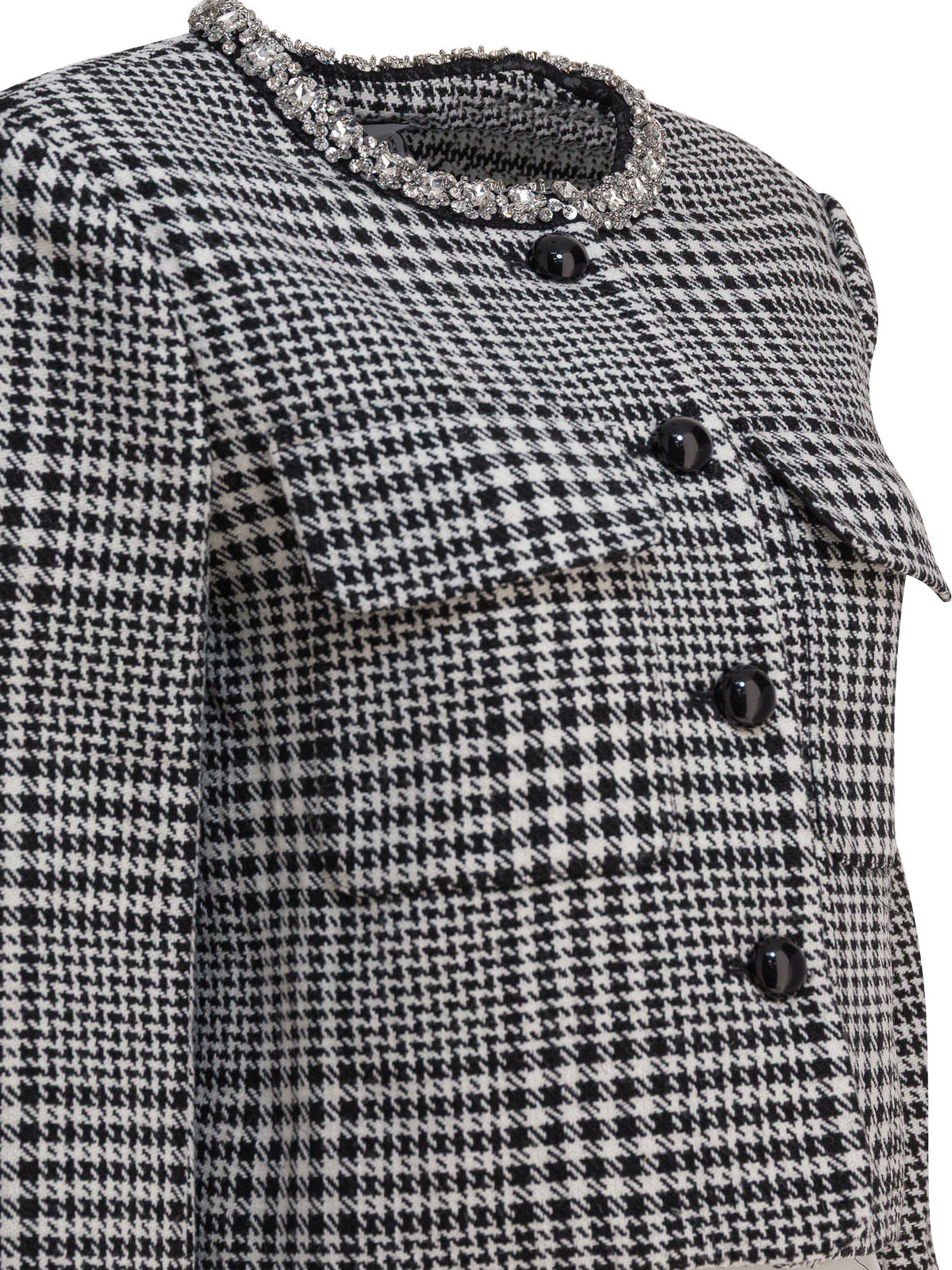 Houndstooth blazer Jackets and Coats