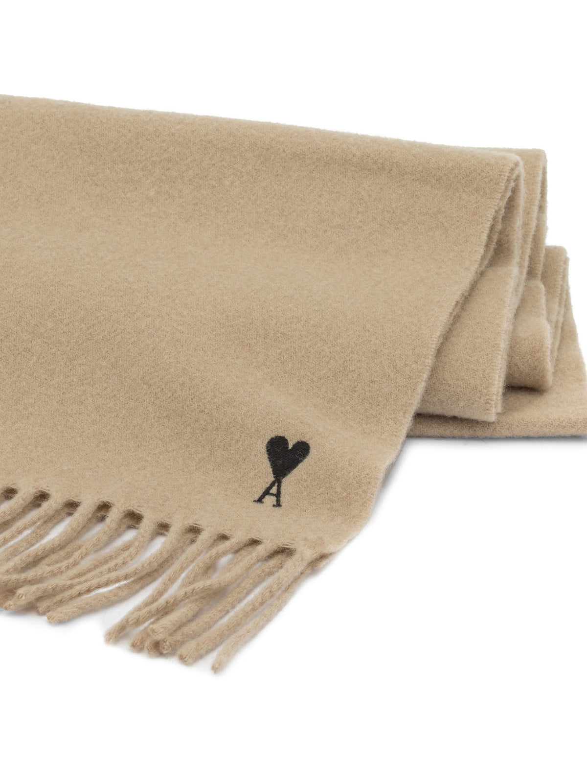 "Ami de Coeur" Fringed Scarf Sciarpe & Foulard