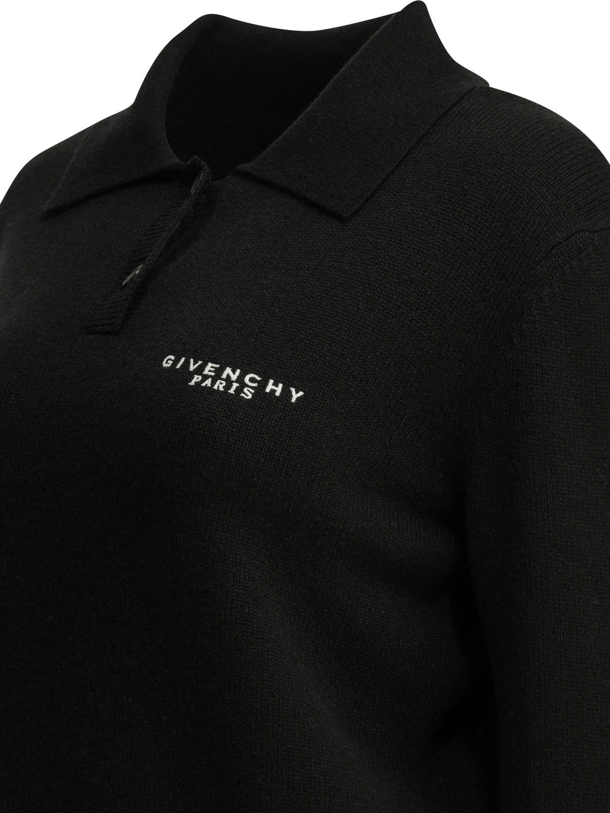 Logo polo sweater Knitwear