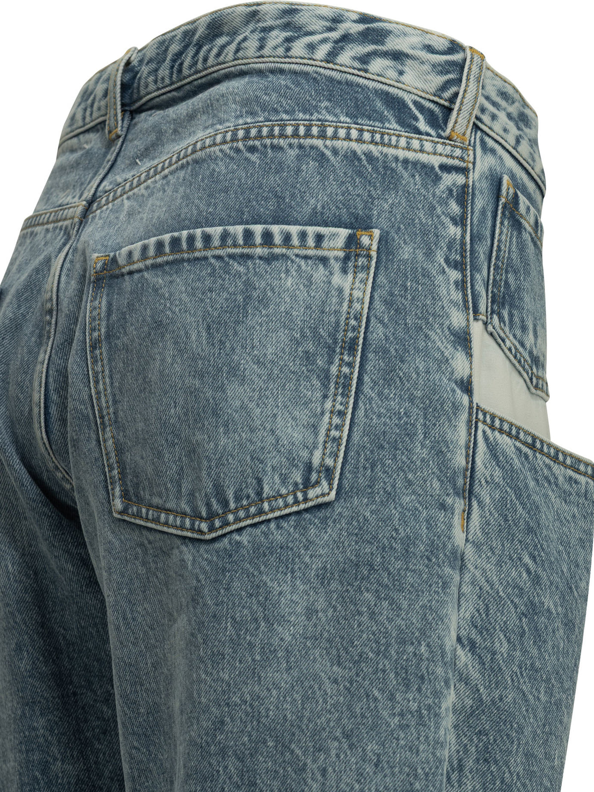 "Boyfriend" Straight-Leg Jeans Jeans