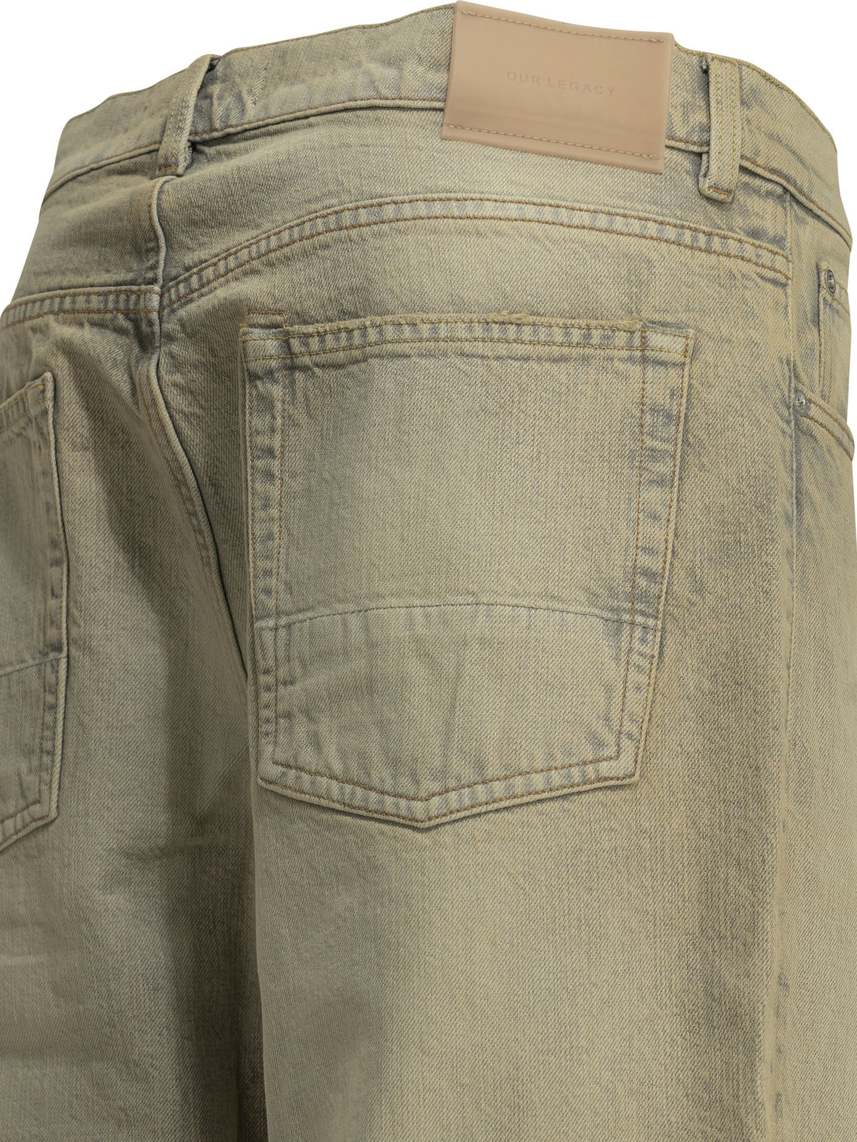 "Wolfpack Wash" Straight-Leg Jeans Jeans